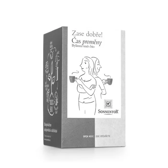 Sonnentor Čaj Zase dobře! Čas proměny 18x1,5g Bio